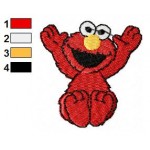 Sesame Street Elmo 01 Embroidery Design